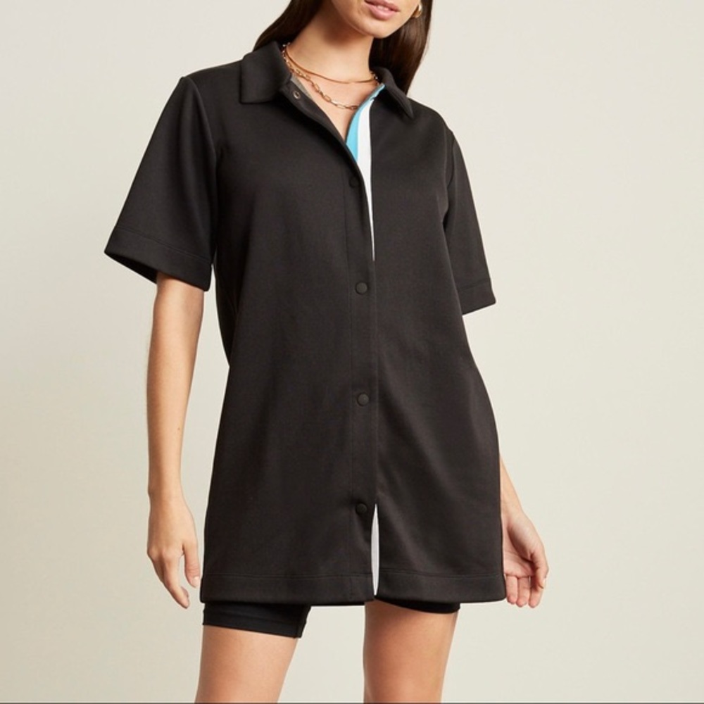 STAUD x New Balance Snap Button Shirt